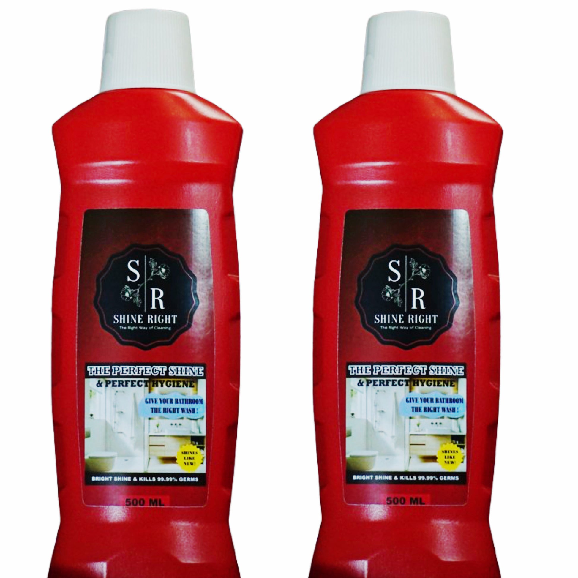 Shine Right Bathroom Cleaner – Pack of 2 (500 ml x 2)