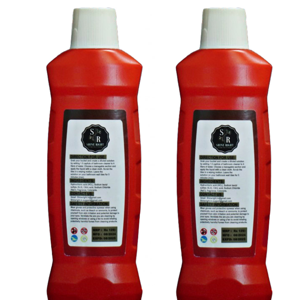 Shine Right Bathroom Cleaner – Pack of 2 (500 ml x 2)