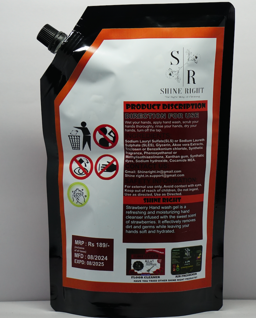 Shine Right Hand Wash – 1000 ml Refill Pack
