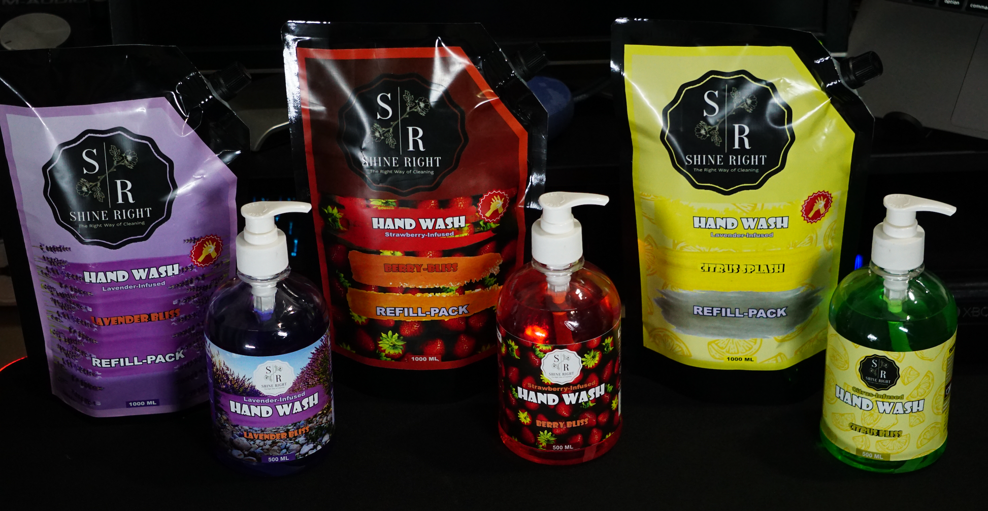 Shine Right Hand Wash Combo Pack