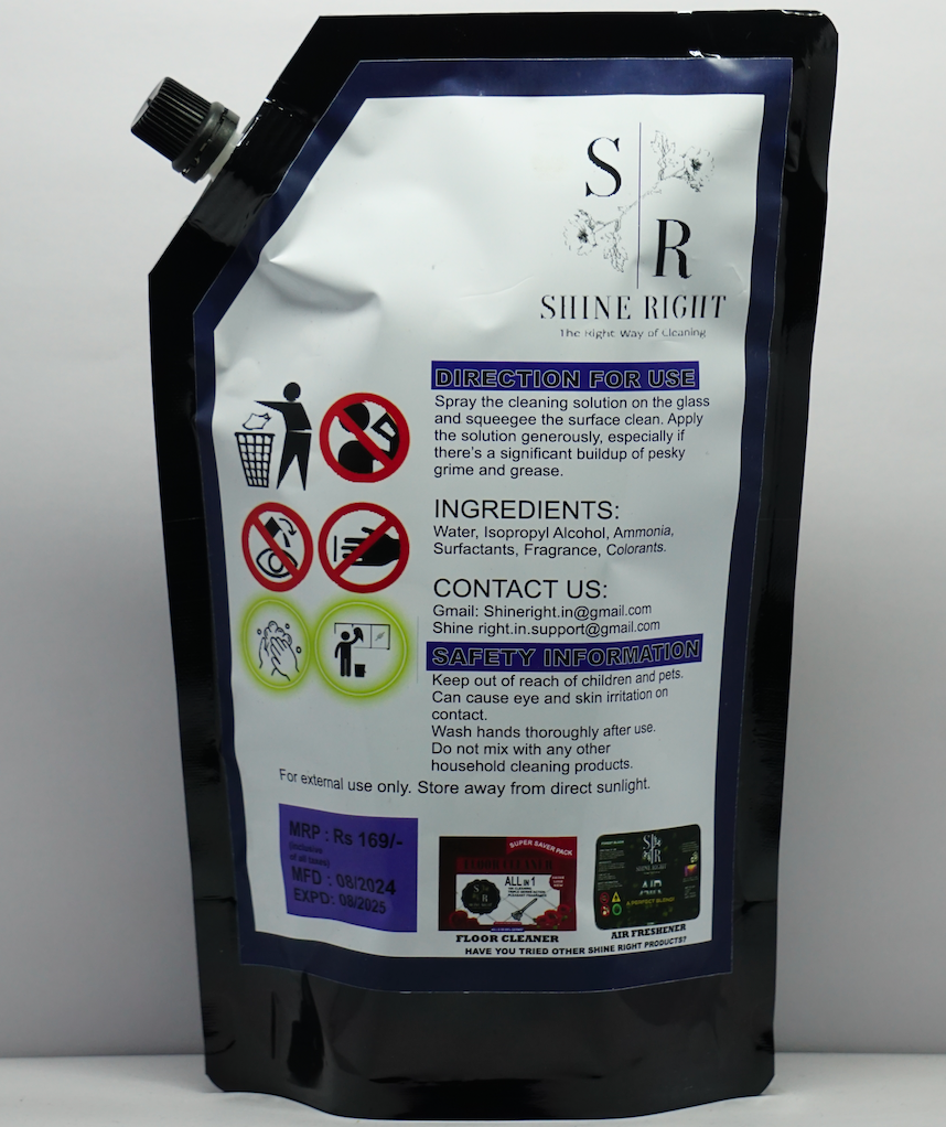 Shine Right Glass &amp; Multi-Surface Cleaner